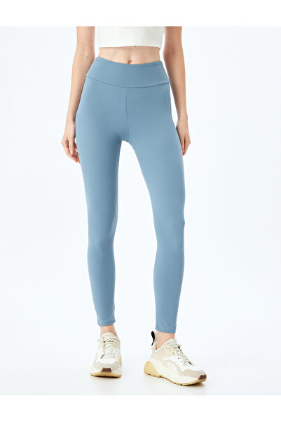 Koton Spor Tayt Yüksek Bel Slim Fit Yumuşak Tuşe