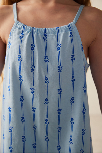 Penti Cămașă de noapte pentru fetiță cu modele florale