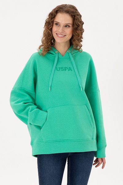 U.S. Polo Assn. Hanorac cu glugă mentă pentru femei 50292370 -VR152