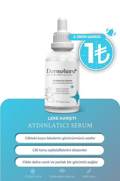 Dermaluire Leke Karşıtı Aydınlatıcı Serum ( Alpha Arbutin, Niacinamide, Berry...