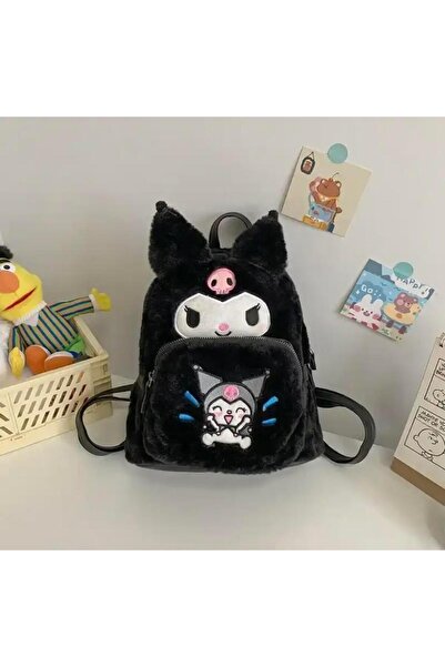 Piraye Gift Sanrio Kuromi Peluş Sırt Çantası