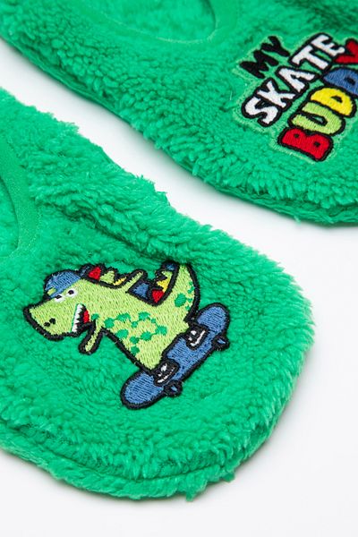 Penti Κάλτσες Green Boy's Booties με σχέδιο δεινοσαύρων