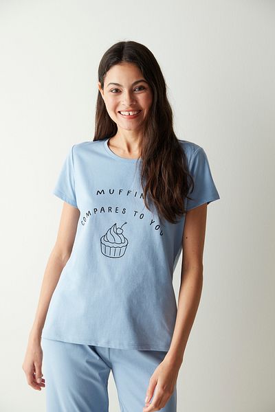 Penti Set de pijamale de bază pentru pantaloni muffin