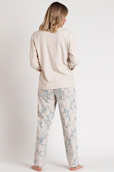 AYYILDIZ 62619 Bej Pijama Takımı
