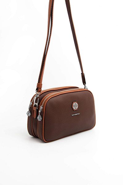 Silver Polo Silver & Polo Brown - Geantă de damă SP745 bronz