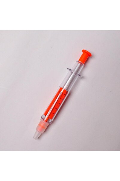 Piraye Gift Şırınga Tasarımlı Fosforlu Kalem