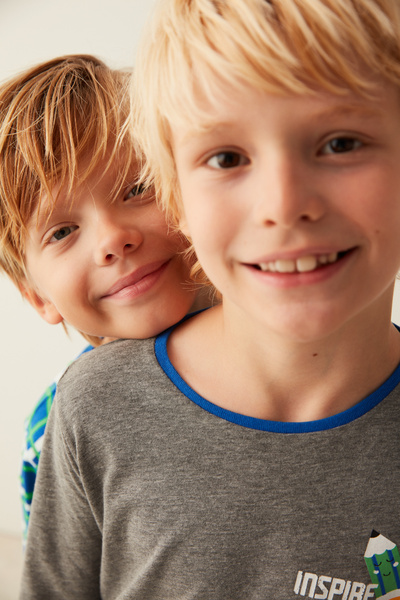 Penti Çok Renkli Erkek Çocuk Kalem Baskılı 2li Pijama Takımı