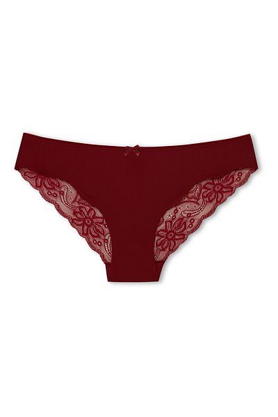 HNX Γυναικεία εσώρουχα Interlock Laser Cut Lace Slip πίσω