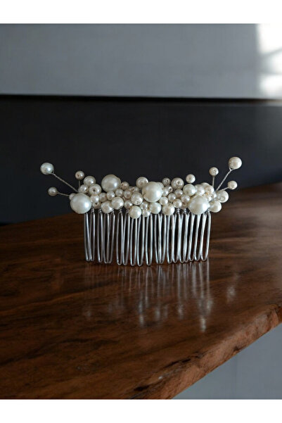 Eva Flore Bridal Engagement Maternity Hair Comb Hairpin with Pearls 5 Pieces