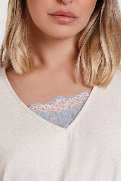 AYYILDIZ 62619 Bej Pijama Takımı