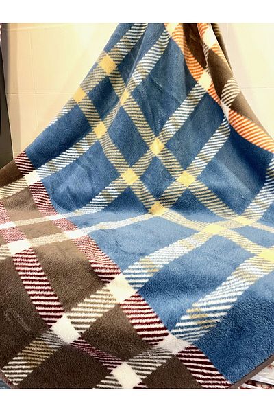 Seslim Acrylic Woven Double Plush Heating Butler Blanket