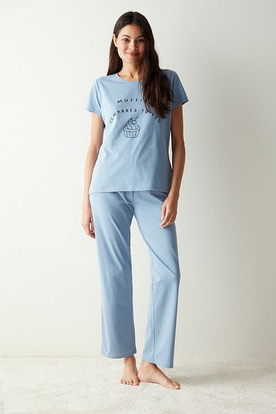 Penti Set de pijamale de bază pentru pantaloni muffin