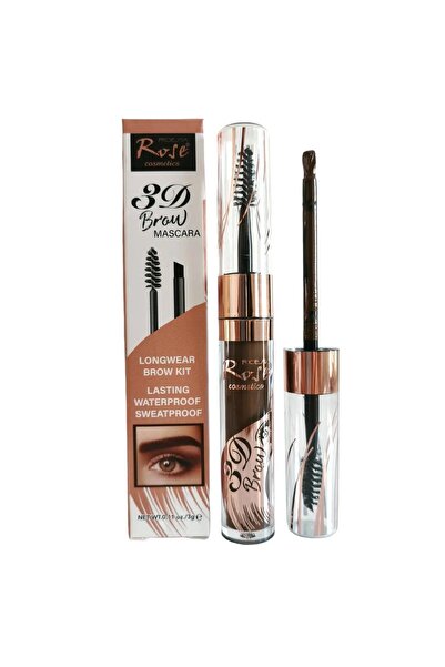 Roesia Rose Rose 3d Brow (NO:02) Sac Mascarasi Longwear Brow Kıt Lastıng, Wat...