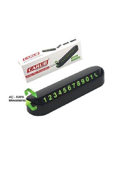 Carub Br 4620616   Phosphorescent Car Parking Number