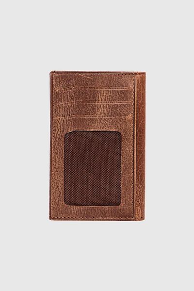Grande 844 Модел Crazy Brown Color Естествена кожа Портфейл за карти