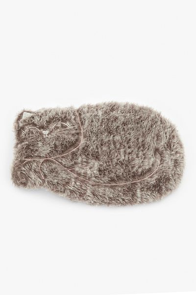 Penti Gray Hot Water Bag with Cat