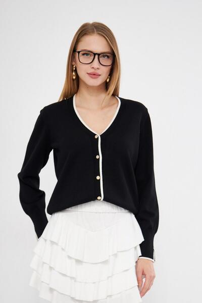Irmak Kerekli Cardigan tricotat cu dungi 240912Hk