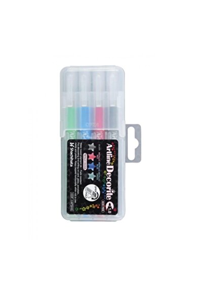 artline Decorite Metallic Renk 1.0 Mm 4lü Marker Kalem Edf-1/4psh3