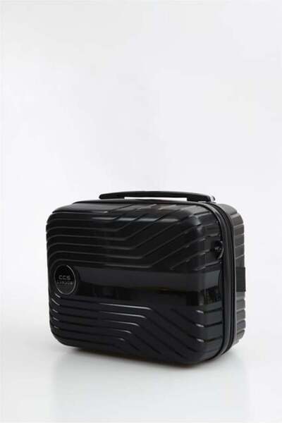 Monalisa Home حقيبة مكياج سوداء من مادة البولي بروبيلين ççs 5240