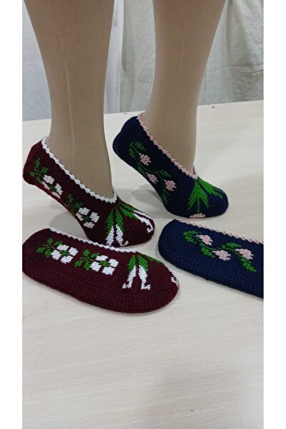 Papatyam 2 Adet El Örgüsü Çeyizlik Tunus İşi Patik/Tunus İşi Patik/El İşi Patik/Örgü Patik/Tunus/El İşi/bohça