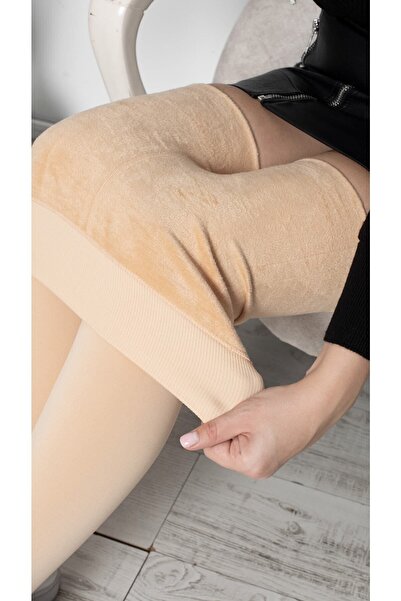 SWEETKORSE Hotlife Skin-Looking Fit-Showing Winter Pantyhose with Ribbon Inside