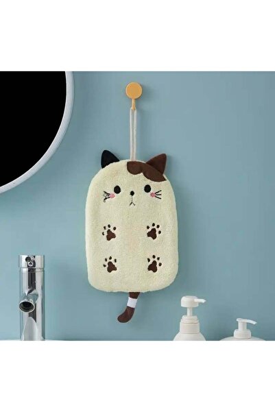 Piraye Gift Sevimli Kedili El Havlusu