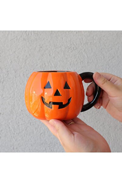 Piraye Gift Bal Kabağı 3D Tasarım Kupa Bardak