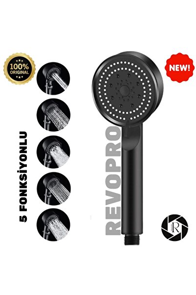 REVOPRO 5 Fonksiyonlu Yüksek Basınçlı Ayarlanabilir Duş Başlığı