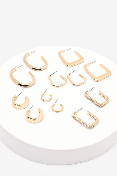 Penti Galary Altın Renk Küpe Seti