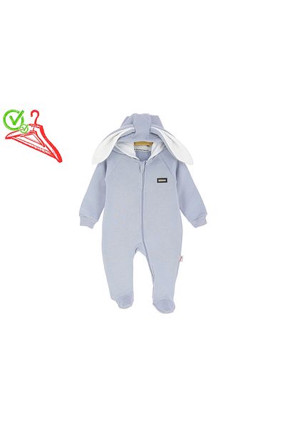 bymrt Winter Unisex Rabbit Eared Jumpsuit - 3 Thread Raster