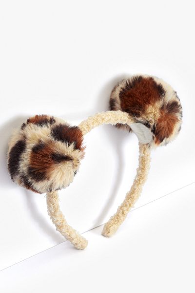 Penti Girl's Leopard Ecru Crown