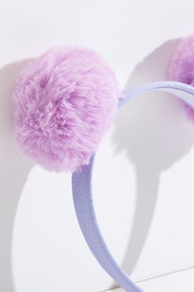 Penti Purple Girl's Pompom Detailed Crown