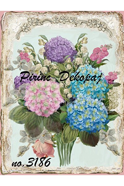 LİNEART ورق ديكوباج نحاسي Lineart رقم: L3186 - 29x42 سم