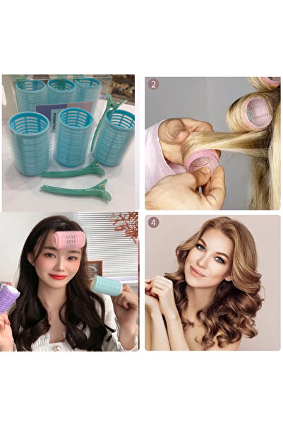 NEW HİLL مجموعة بكرة الشعر مكونة من 3 قطع