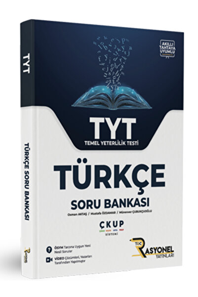 Rasyonel Yayınları Tyt Türkçe Soru Bankası (VİDEO ÇÖZÜMLÜ VE ÇKUP SİSTEMLİ)