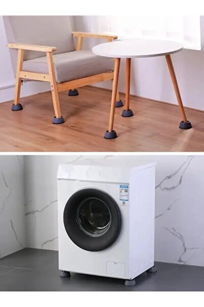 Sharvox 12 Pieces Riser Anti-Vibration Noise Washing Machine Dishwasher Refrigerator White Goods Stand