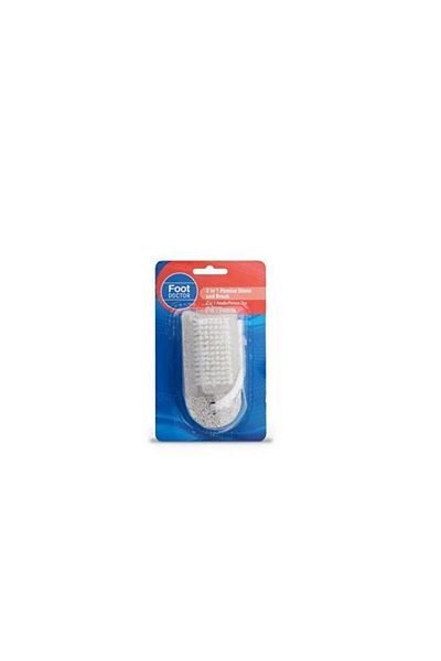 Foot Doctor 2 in One Pumice Stone and Brush