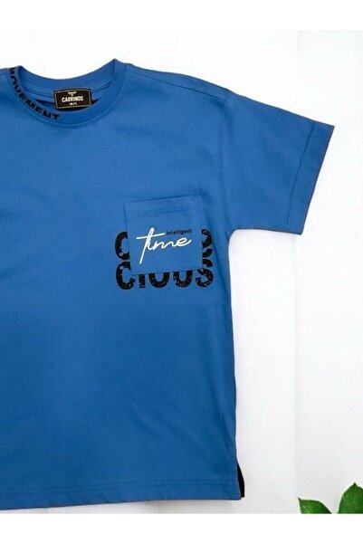 Carinos Băiat - Tricou de mișcare din bumbac scris