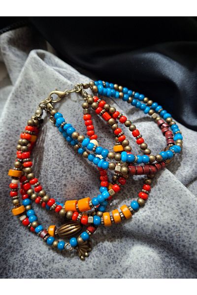azra takı tasarım Handmade Authentic Bohemian Color, Women's Bracelet
