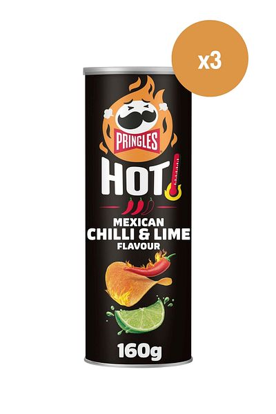 Pringles Mexican Chilli & Lime Flavour 160g x3