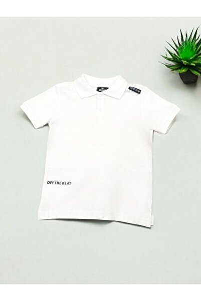 Zekids Βασικό μπλουζάκι Boy's Basic με λεπτομέρεια γιακά