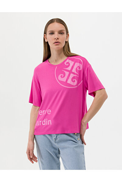 Pierre Cardin Φούξια μπλουζάκι με άνετη εφαρμογή 50263377-VR023