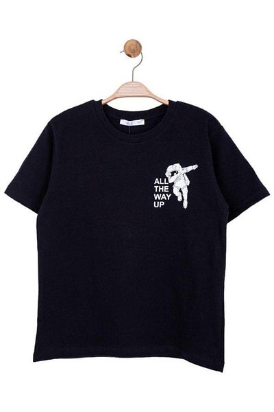 NK Boy - All The Way Up Written Cotton T-shirt