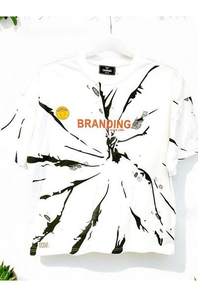 Zekids Tricou cu model supradimensionat pentru băiat