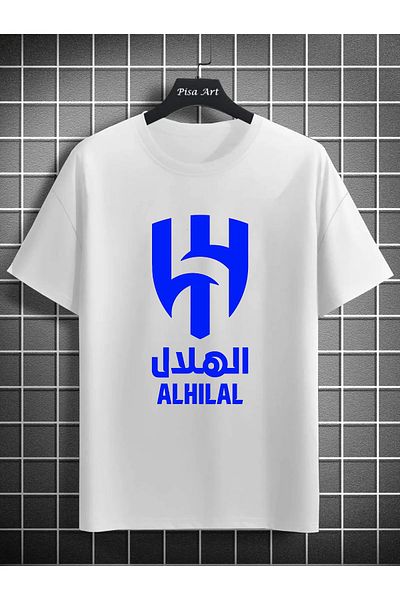 Pisa Art Μπλουζάκι Al Hilal Gradient Transition Special Design Fan T-Shirt