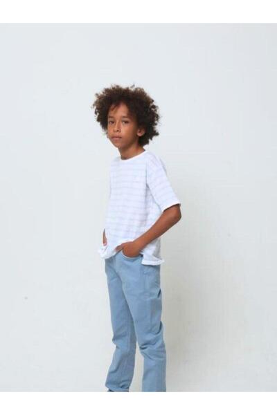 NANİCA Μπλουζάκι Boy's ριγέ Crew Neck