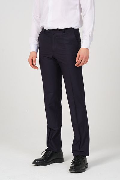 HYMAN Men's Regular Fit Fabric - Trousers