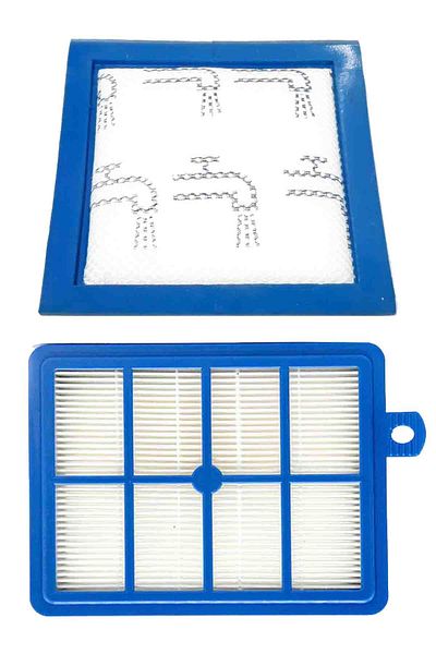 Chisty Electrolux Ultracaptic Zucdeluxtr - Compatible Set of 2 Motor Protection and Hepa Filter