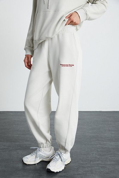 GRIMELANGE KARELY Hellgraue Damen-Jogginghose