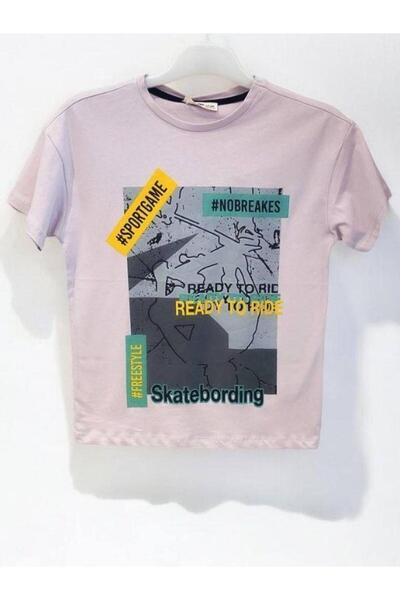 Zekids Μπλουζάκι αγοριού από βαμβακερό γράμμα Sportgame